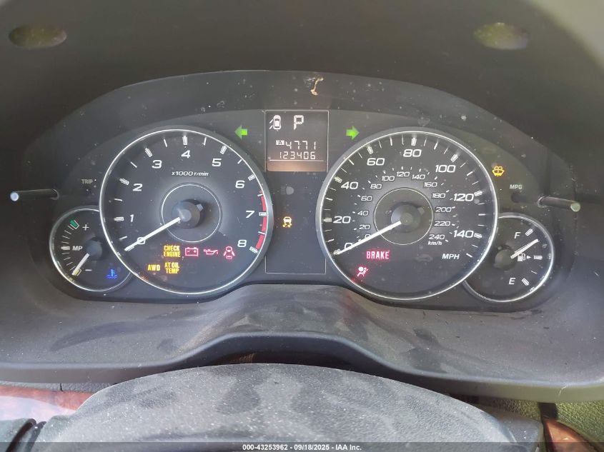 2011 Subaru Legacy 2.5I Limited VIN: 4S3BMCK62B3263088 Lot: 43253962