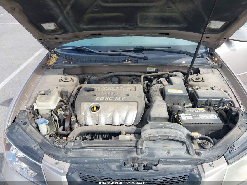 2006 Hyundai Sonata Gl VIN: 5NPET46C66H099036 Lot: 43254109