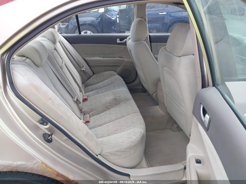 2006 Hyundai Sonata Gl VIN: 5NPET46C66H099036 Lot: 43254109