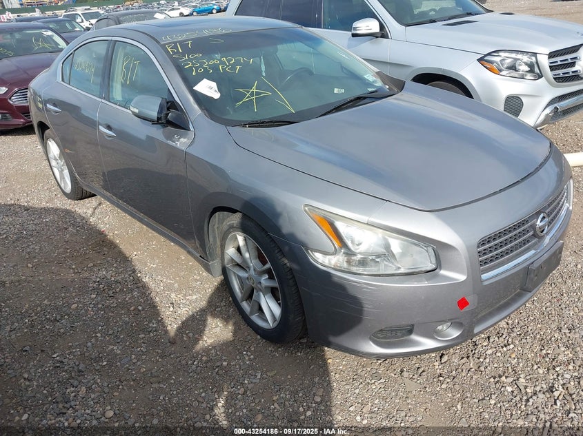 2009 Nissan Maxima 3.5 Sv grey sedan gasoline 1N4AA51E89C852638 photo #1