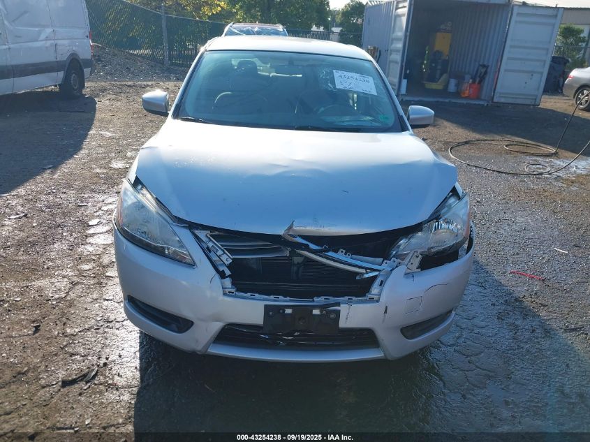 2013 Nissan Sentra Sv VIN: 3N1AB7AP6DL663748 Lot: 43254238