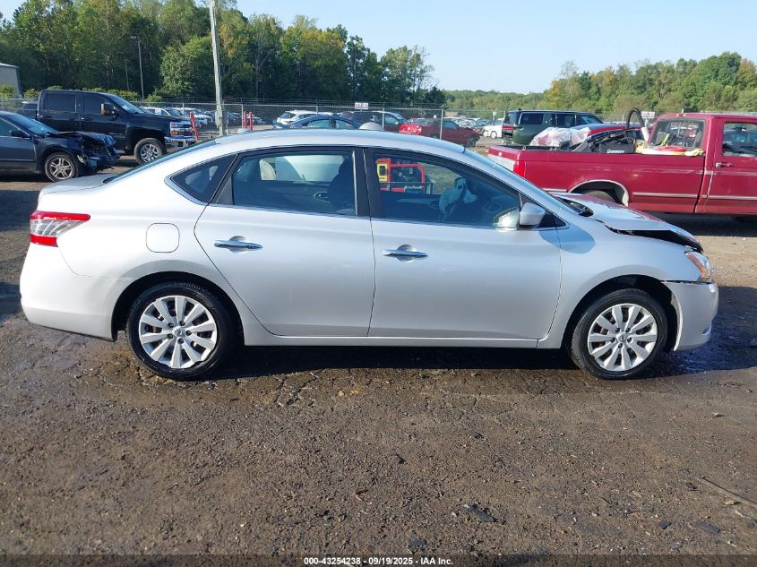 2013 Nissan Sentra Sv VIN: 3N1AB7AP6DL663748 Lot: 43254238