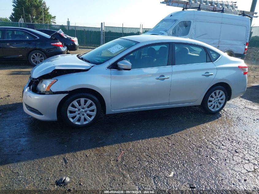2013 Nissan Sentra Sv VIN: 3N1AB7AP6DL663748 Lot: 43254238