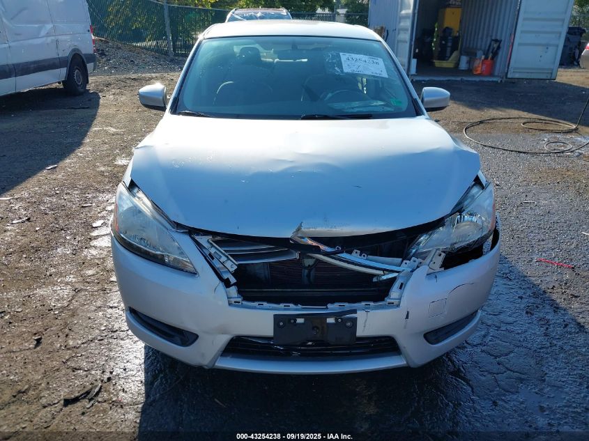 2013 Nissan Sentra Sv VIN: 3N1AB7AP6DL663748 Lot: 43254238