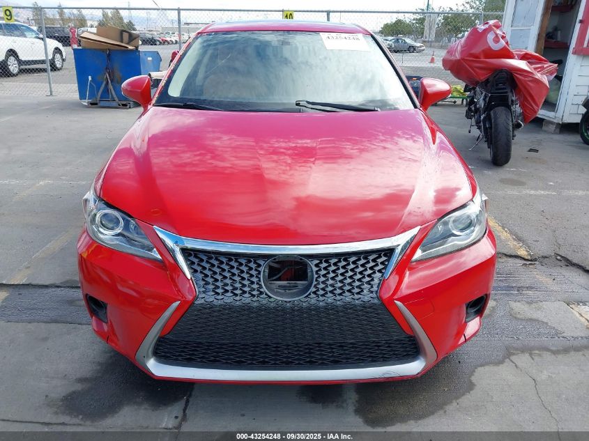2014 Lexus Ct 200H VIN: JTHKD5BHXE2192356 Lot: 43254248