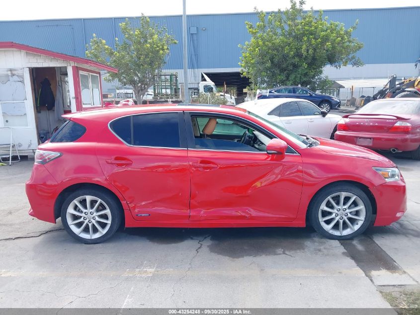 2014 Lexus Ct 200H VIN: JTHKD5BHXE2192356 Lot: 43254248