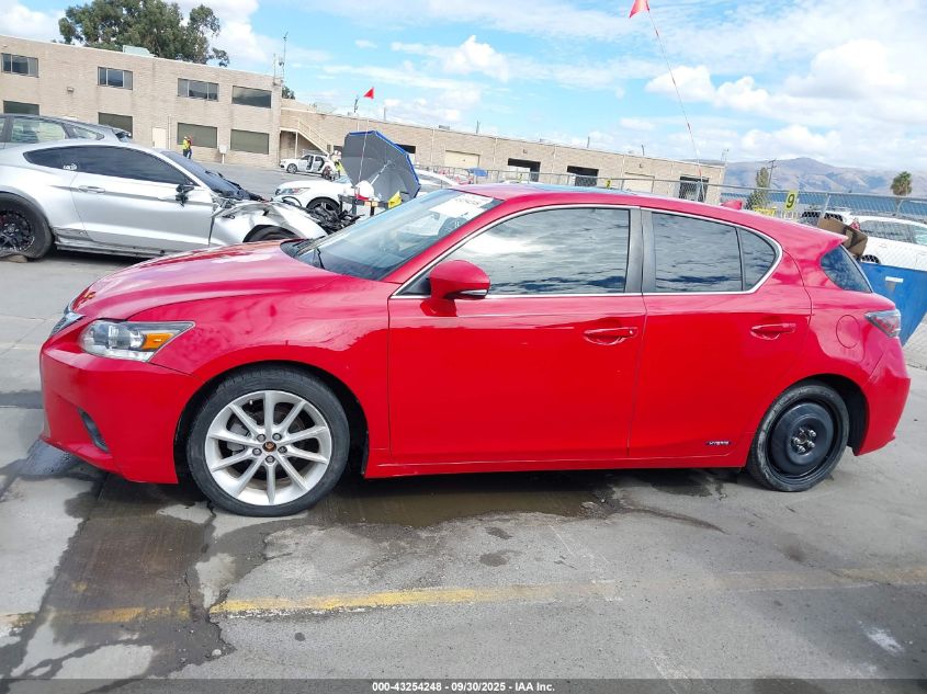 2014 Lexus Ct 200H VIN: JTHKD5BHXE2192356 Lot: 43254248