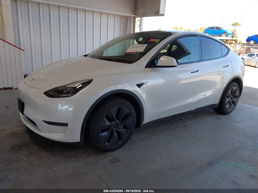Vin: 7saygded5sa355851, lot: 43748836, tesla model y long range dual motor all-wheel drive 20252