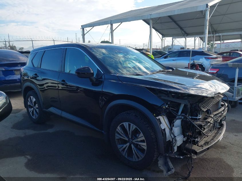 2022 Nissan Rogue Sv Fwd VIN: 5N1BT3BA7NC672226 Lot: 43254307