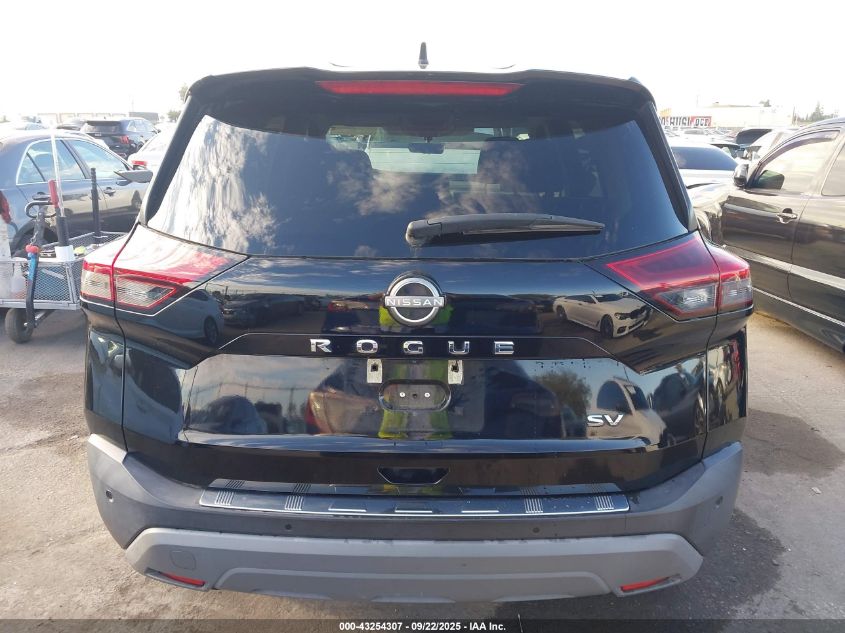 2022 Nissan Rogue Sv Fwd VIN: 5N1BT3BA7NC672226 Lot: 43254307