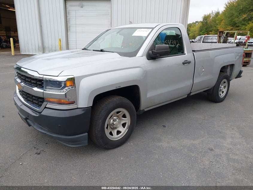 2017 Chevrolet Silverado 1500 Wt grey truck gasoline 1GCNCNEH9HZ177890 photo #3