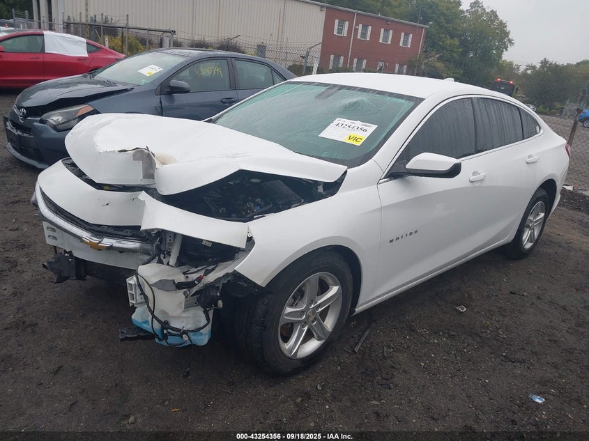 2022 Chevrolet Malibu Fwd Lt white sedan gasoline 1G1ZD5ST3NF151007 photo #3