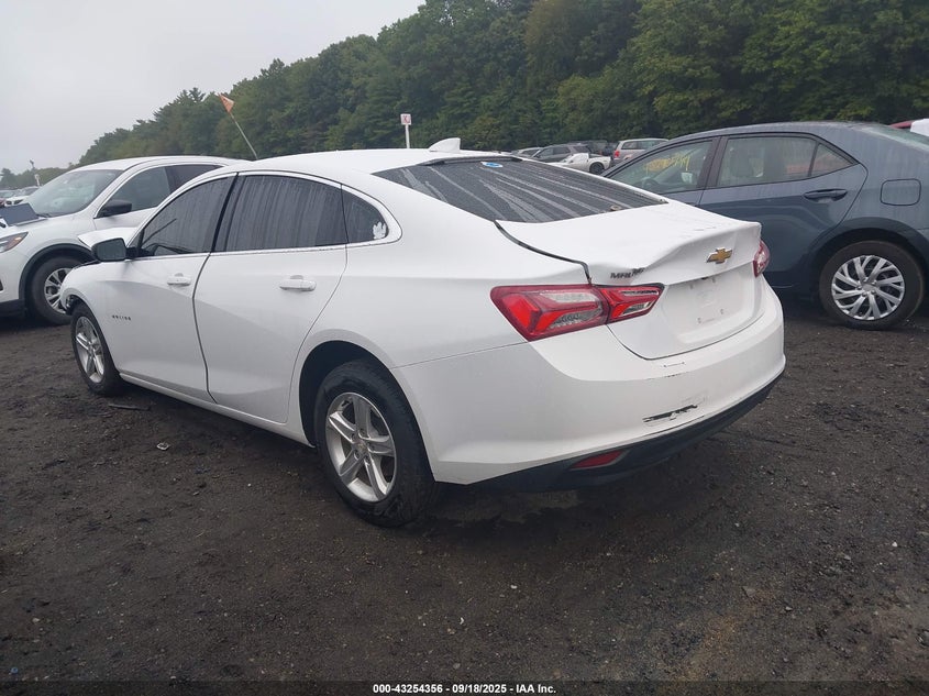 2022 Chevrolet Malibu Fwd Lt white sedan gasoline 1G1ZD5ST3NF151007 photo #4