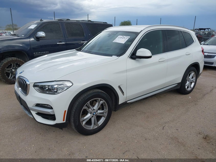 Vin: 5uxty3c07llu71633, lot: 43748913, bmw x3 sdrive30i 20202