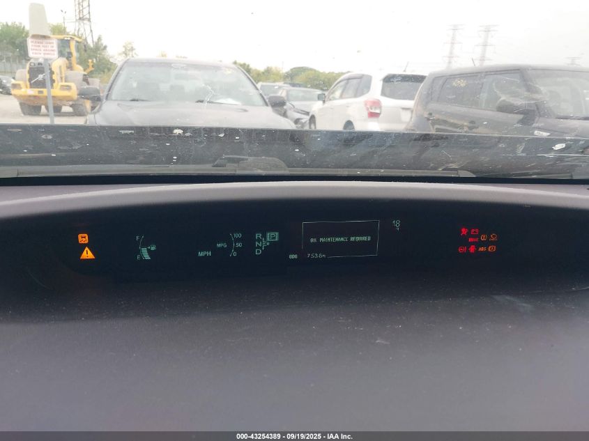 2011 Toyota Prius Five VIN: JTDKN3DU4B5342906 Lot: 43254389