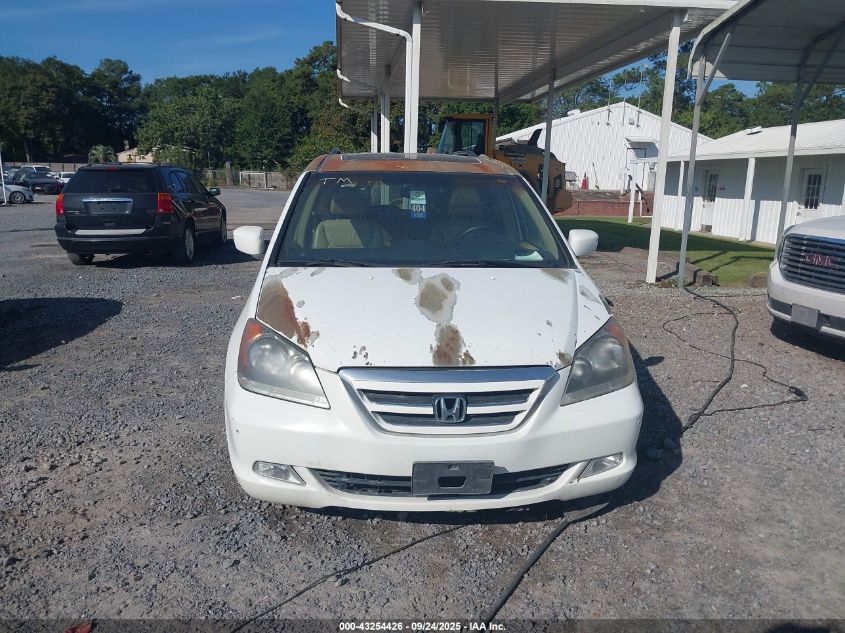 2006 Honda Odyssey Touring VIN: 5FNRL38836B125434 Lot: 43254426
