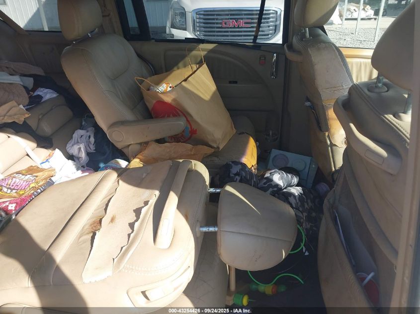 2006 Honda Odyssey Touring VIN: 5FNRL38836B125434 Lot: 43254426