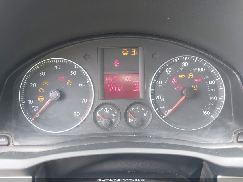 2009 Volkswagen Rabbit S VIN: WVWAB71K99W045424 Lot: 43254432