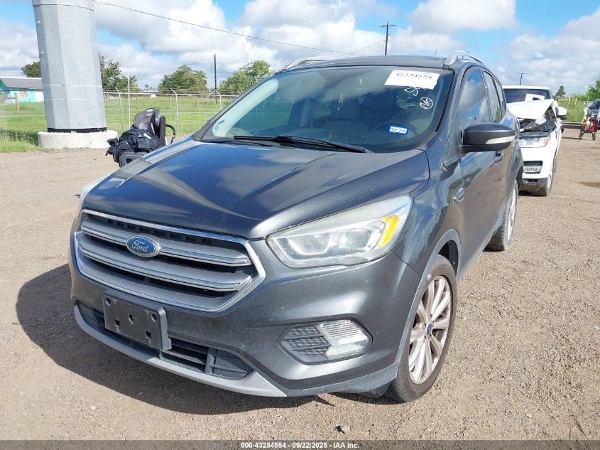 2017 Ford Escape Titanium VIN: 1FMCU0J97HUE15475 Lot: 43254554