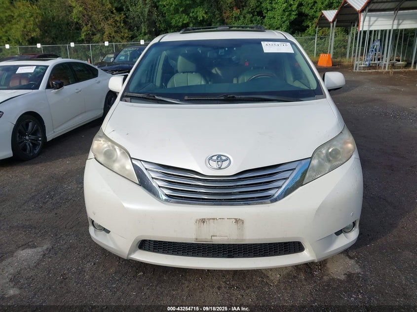 2011 Toyota Sienna Limited VIN: 5TDDK3DC0BS016054 Lot: 43254715
