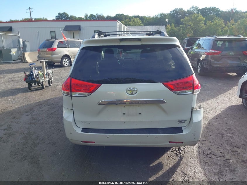 2011 Toyota Sienna Limited VIN: 5TDDK3DC0BS016054 Lot: 43254715