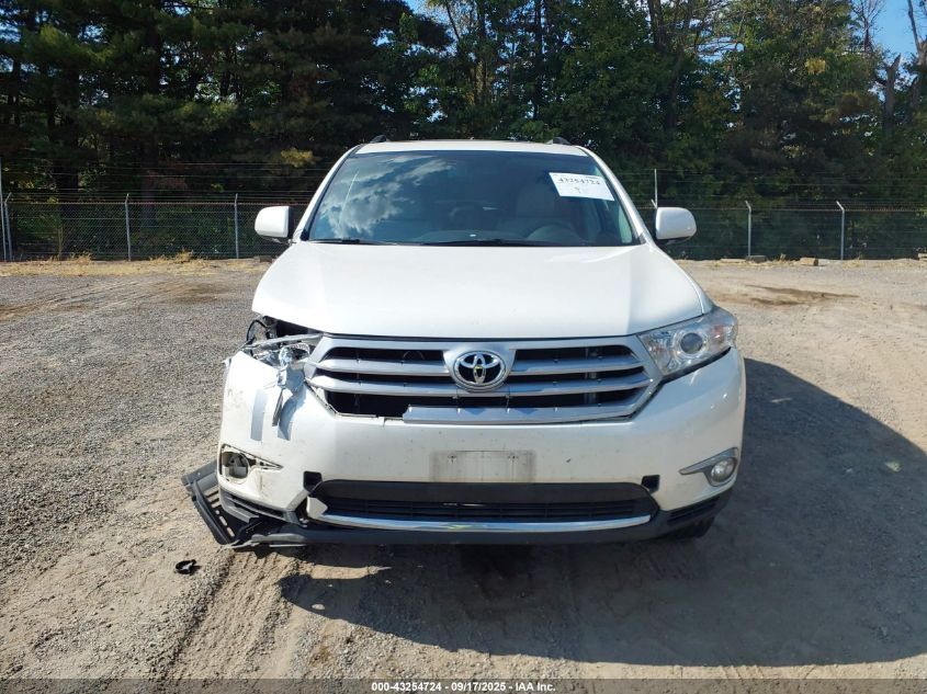 2013 Toyota Highlander Limited V6 VIN: 5TDYK3EH9DS092564 Lot: 43254724