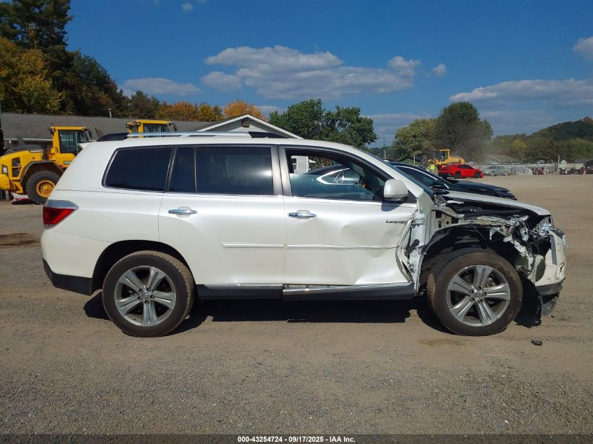 2013 Toyota Highlander Limited V6 VIN: 5TDYK3EH9DS092564 Lot: 43254724