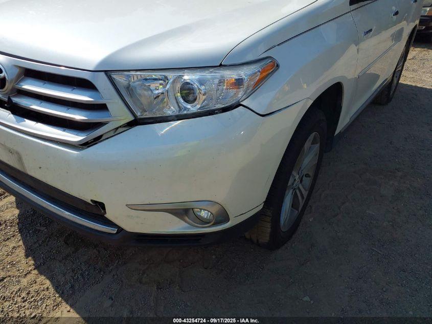 2013 Toyota Highlander Limited V6 VIN: 5TDYK3EH9DS092564 Lot: 43254724
