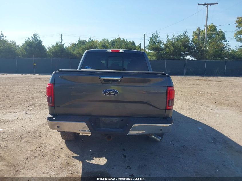 2016 Ford F-150 Lariat VIN: 1FTEW1EF1GFB76294 Lot: 43254741