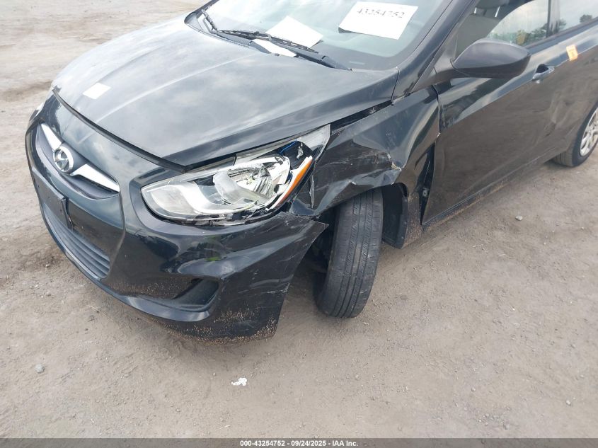 2012 Hyundai Accent Gs VIN: KMHCT5AE6CU012741 Lot: 43254752