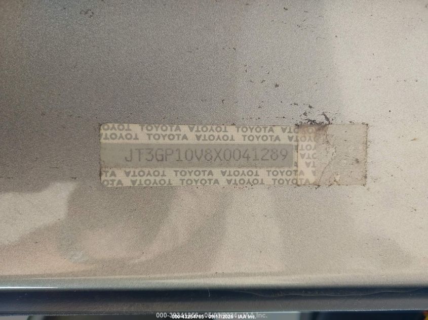 1999 Toyota Rav4 VIN: JT3GP10V8X0041289 Lot: 43254765