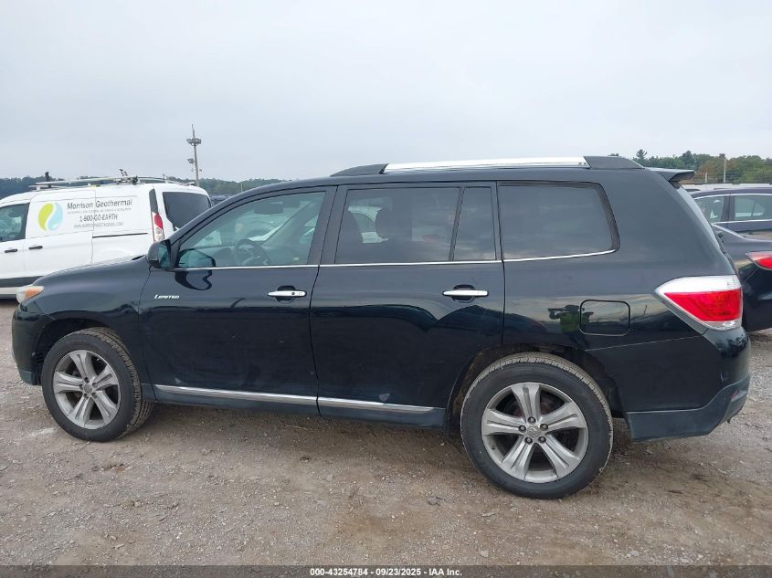 2013 Toyota Highlander Limited V6 VIN: 5TDDK3EH3DS212308 Lot: 43254784