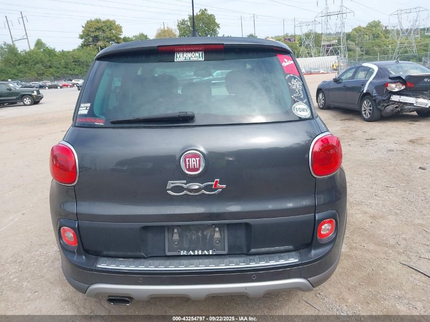 2014 Fiat 500L Trekking VIN: ZFBCFADH3EZ013672 Lot: 43254797