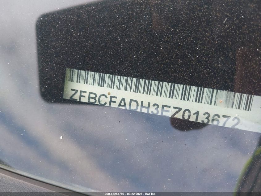 2014 Fiat 500L Trekking VIN: ZFBCFADH3EZ013672 Lot: 43254797