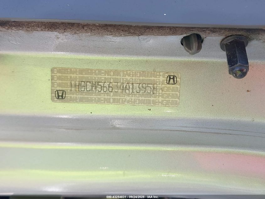 2004 Honda Accord 2.4 Ex VIN: 1HGCM56634A139583 Lot: 43254831