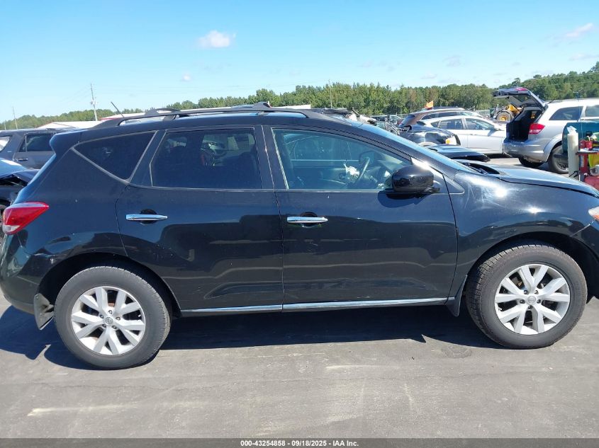2012 Nissan Murano Sl VIN: JN8AZ1MW5CW215524 Lot: 43254858