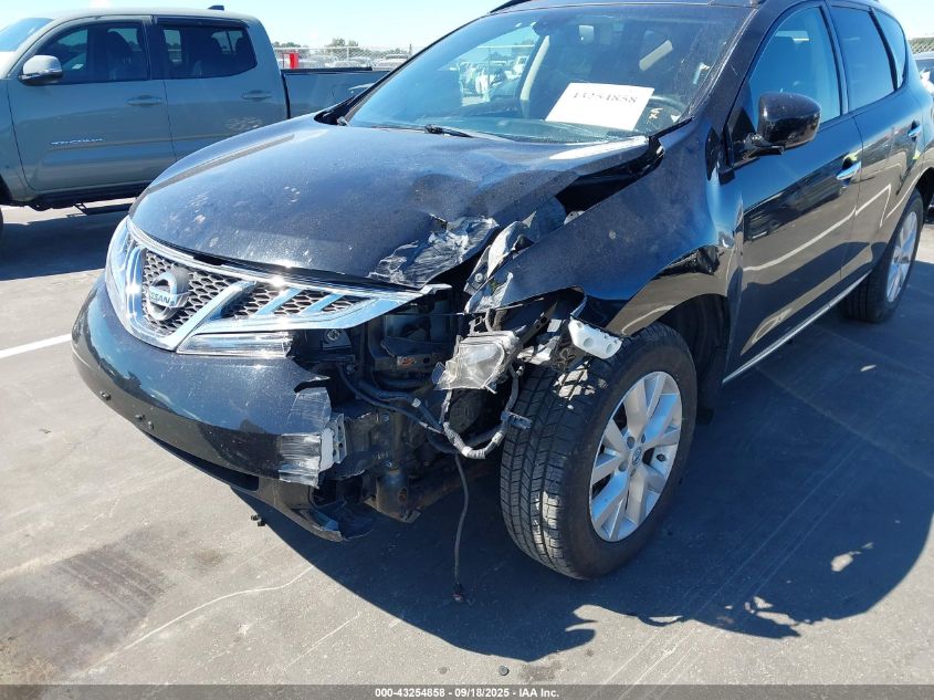 2012 Nissan Murano Sl VIN: JN8AZ1MW5CW215524 Lot: 43254858