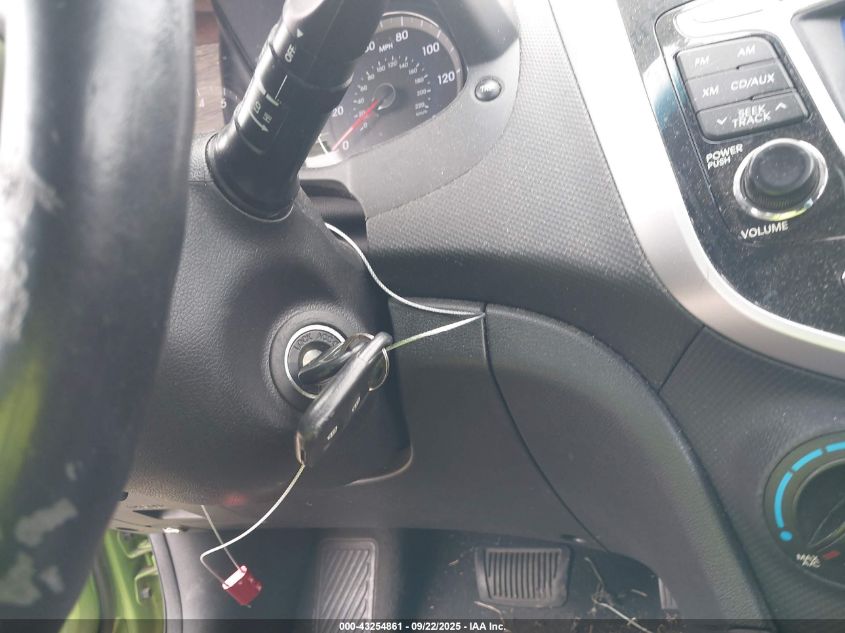 2012 Hyundai Accent Se VIN: KMHCU5AE0CU013297 Lot: 43254861