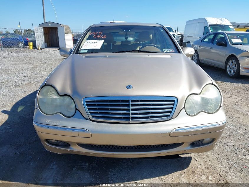 2001 Mercedes-Benz C 320 VIN: WDBRF64J51F108963 Lot: 43254912