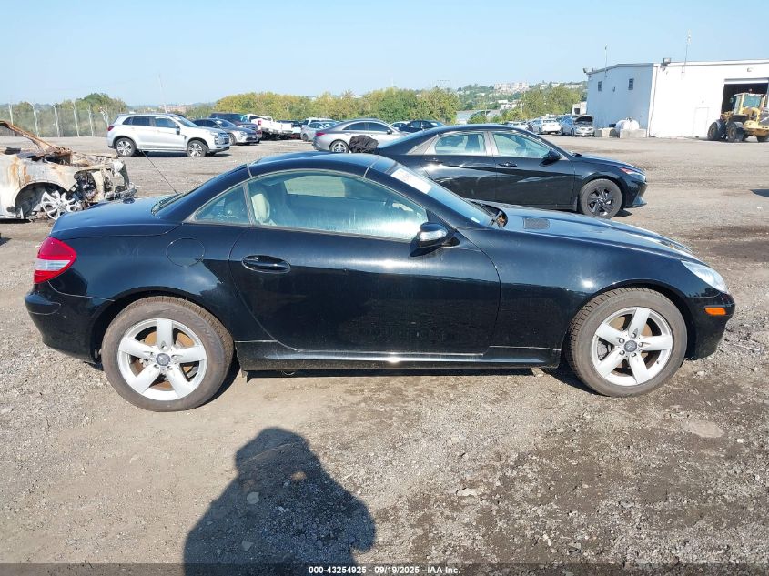 2008 Mercedes-Benz Slk 280 VIN: WDBWK54F28F177656 Lot: 43254925