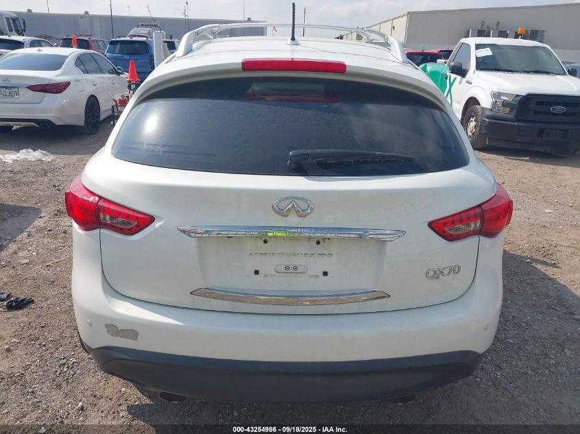 2015 Infiniti Qx70 VIN: JN8CS1MW0FM480171 Lot: 43254986