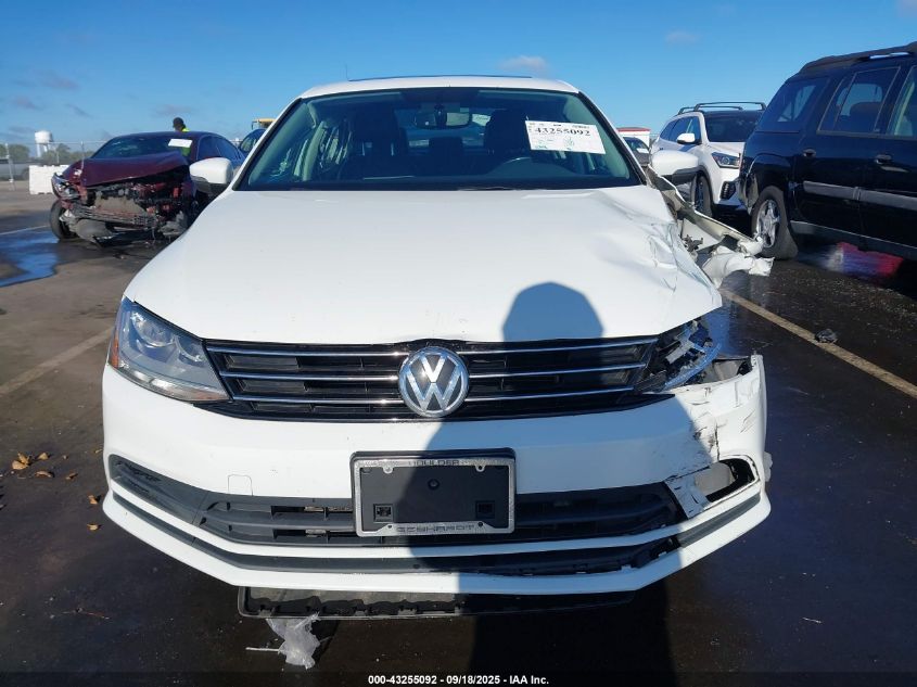 2017 Volkswagen Jetta 1.4T Se VIN: 3VWDB7AJ2HM236313 Lot: 43255092