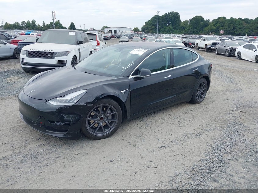 Vin: 5yj3e1ea5kf296465, lot: 43749663, tesla model 3 long range/mid range/standard range/standard range plus 20192