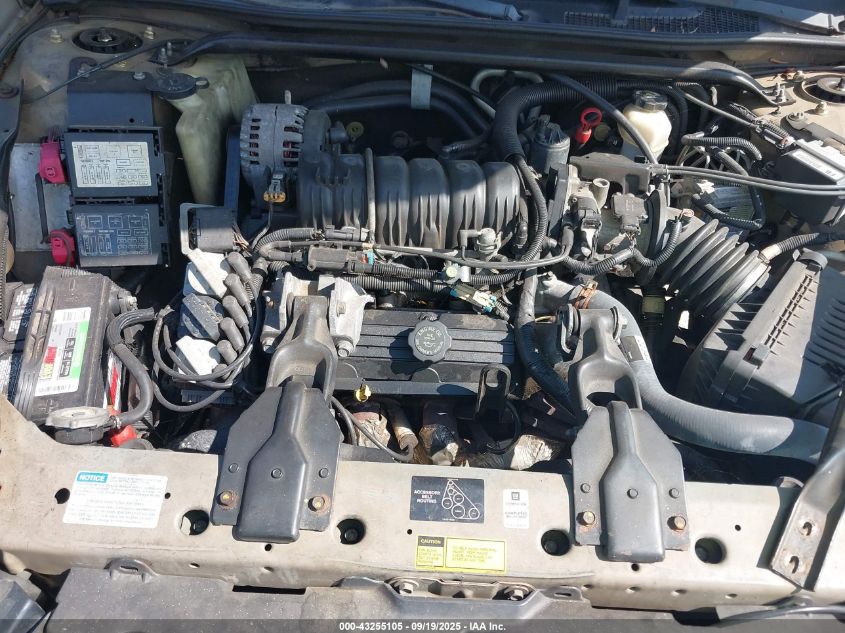 2000 Chevrolet Impala Ls VIN: 2G1WH55K0Y9318835 Lot: 43255105