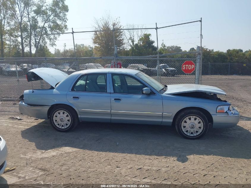 2005 Mercury Grand Marquis Gs VIN: 2MEFM74W35X636098 Lot: 43255112