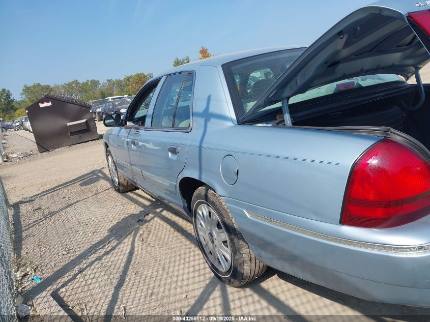 2005 Mercury Grand Marquis Gs VIN: 2MEFM74W35X636098 Lot: 43255112