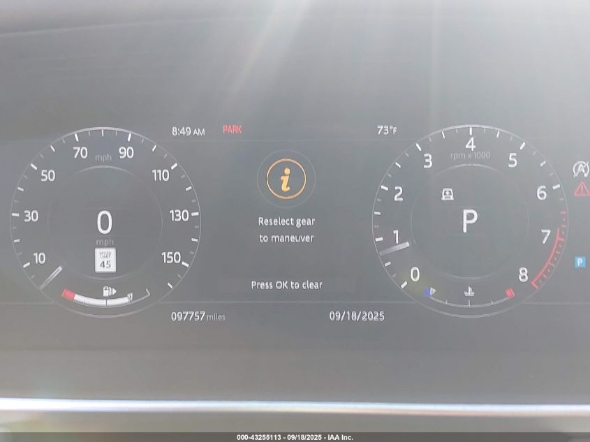 2018 Land Rover Range Rover Sport Hse Dynamic VIN: SALWV2SV9JA199232 Lot: 43255113