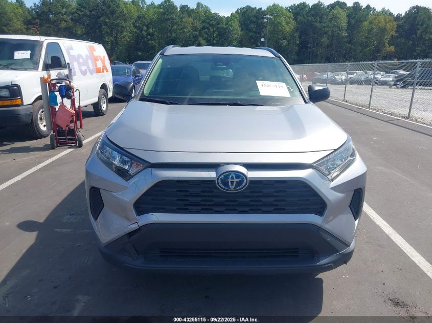 2022 Toyota Rav4 Hybrid Le VIN: JTMLWRFV1ND159497 Lot: 43255115