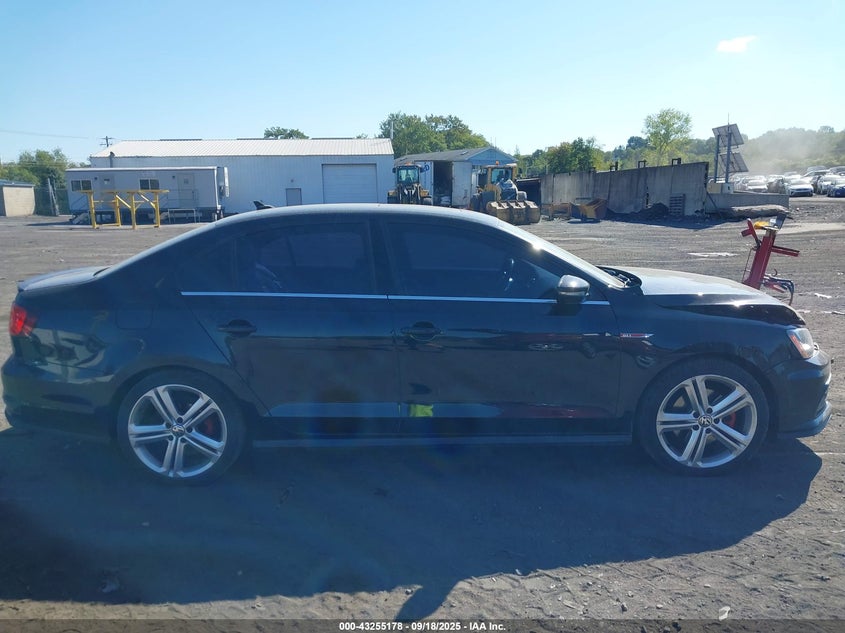 2017 Volkswagen Jetta 2.0 Gli Black Lot 111043255178 Vin 3VW5T7AJ4HM365431
