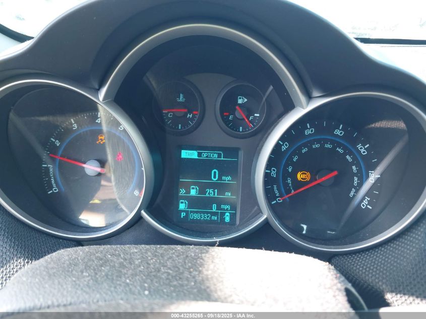 2013 Chevrolet Cruze 1Lt Auto VIN: 1G1PC5SB8D7220638 Lot: 43255265